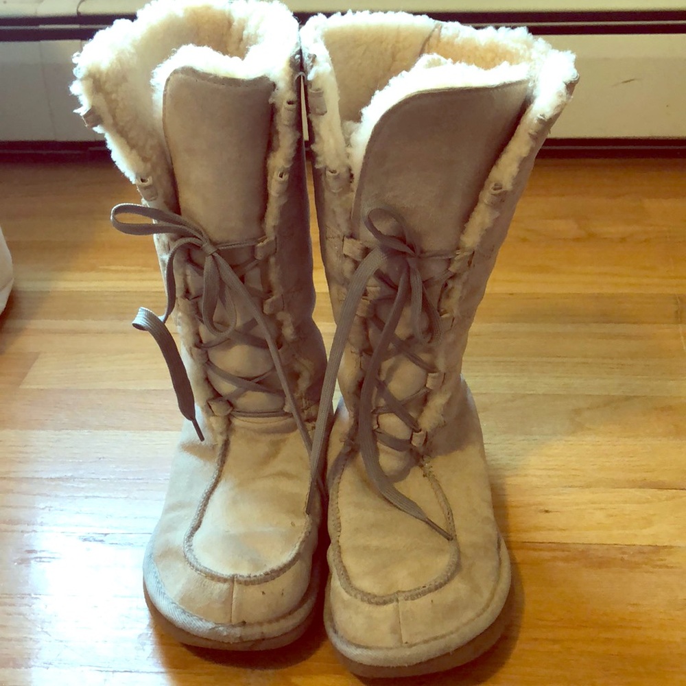 Lace up Ugg boots